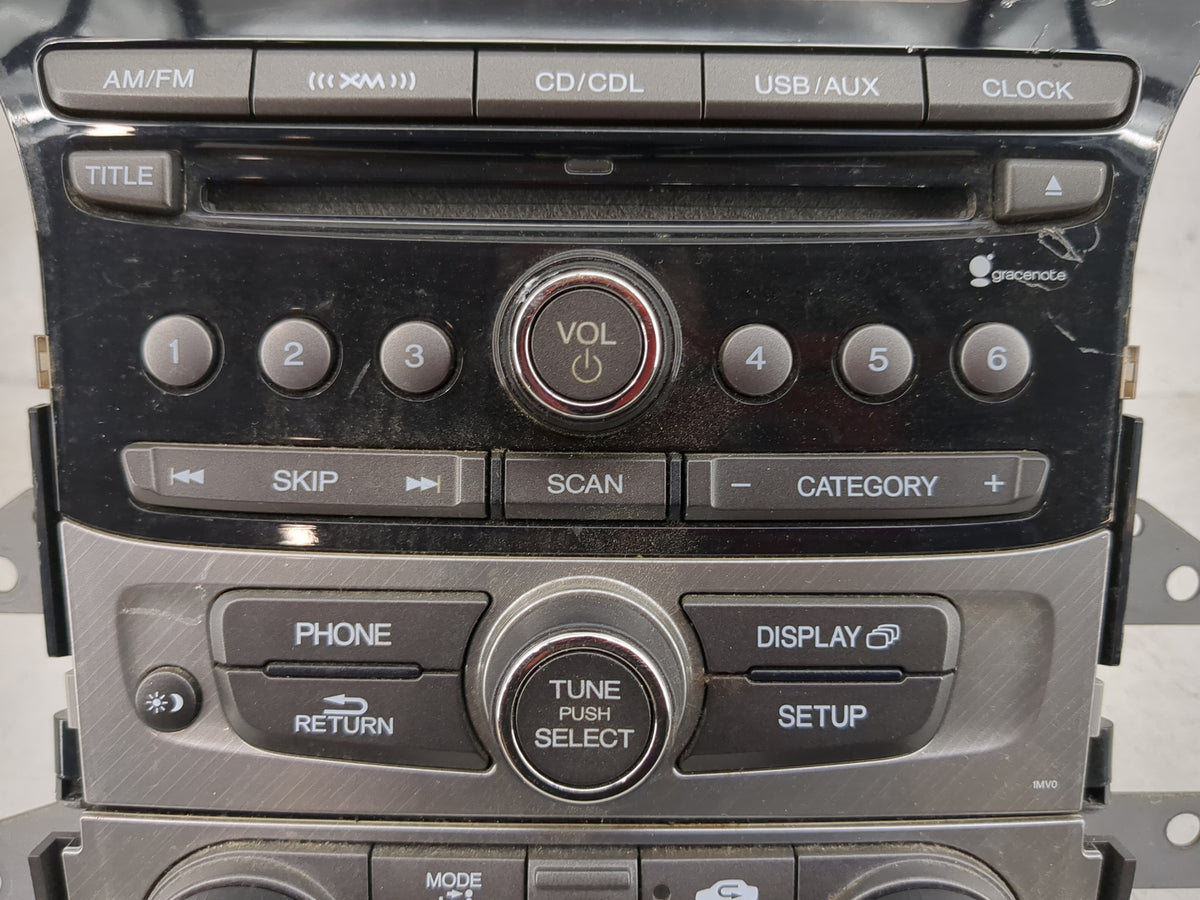 2012 Honda Pilot Radio AM FM Cd Player Receiver Replacement P/N:39100-SZA-A311-M1 CQ-JH81E2GX OEM Used Auto Parts - Oemuseda