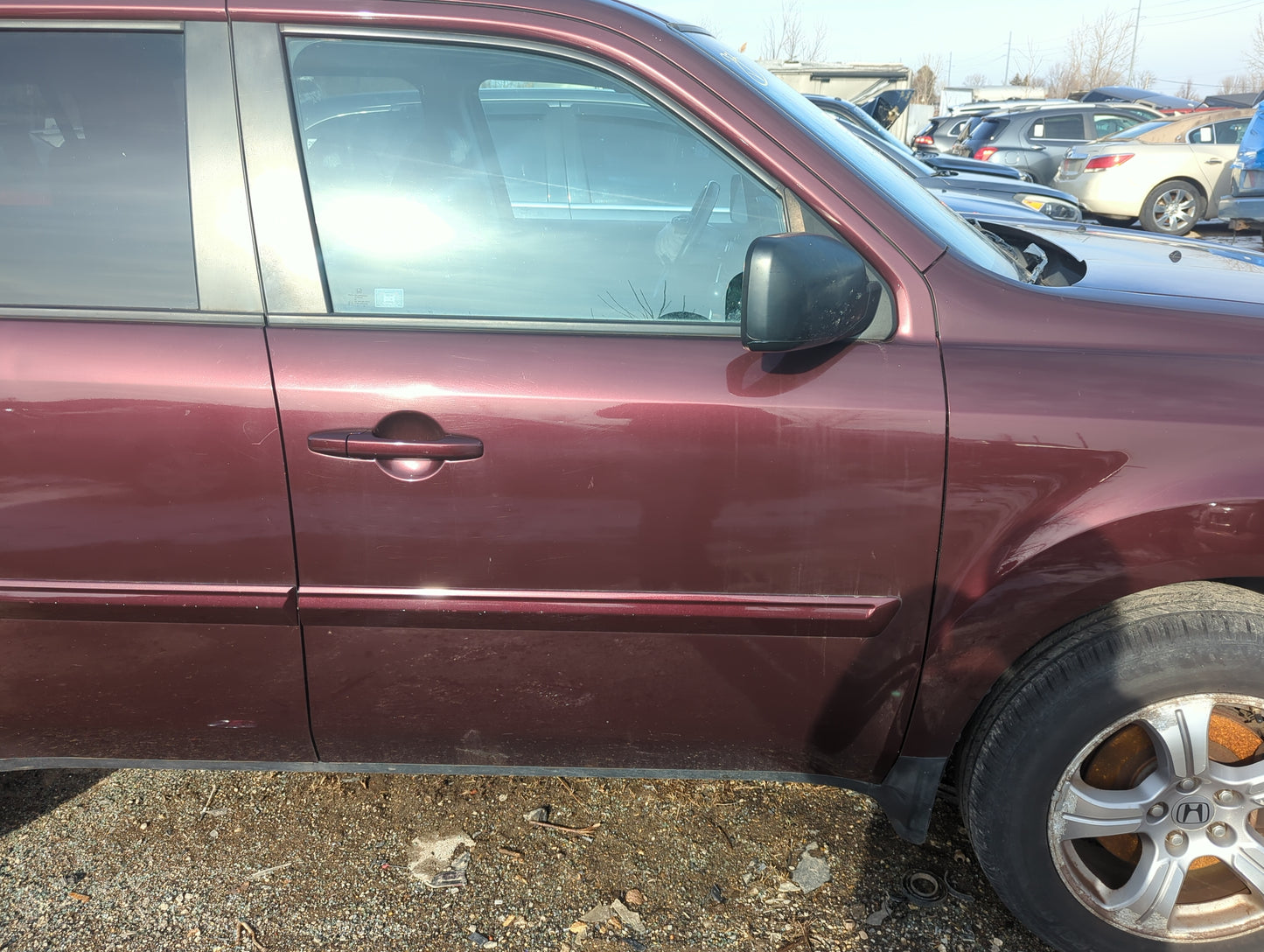 2009-2015 Honda Pilot Passenger Front Door Oem 1296714 - Oemusedautoparts1.com