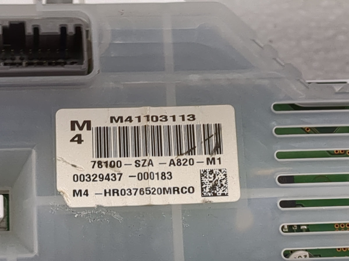 2009-2015 Honda Pilot Instrument Cluster Speedometer Gauges P/N:78100-SZA-A820-M1 Miles:196K Fits OEM Used Auto Parts - Oemu