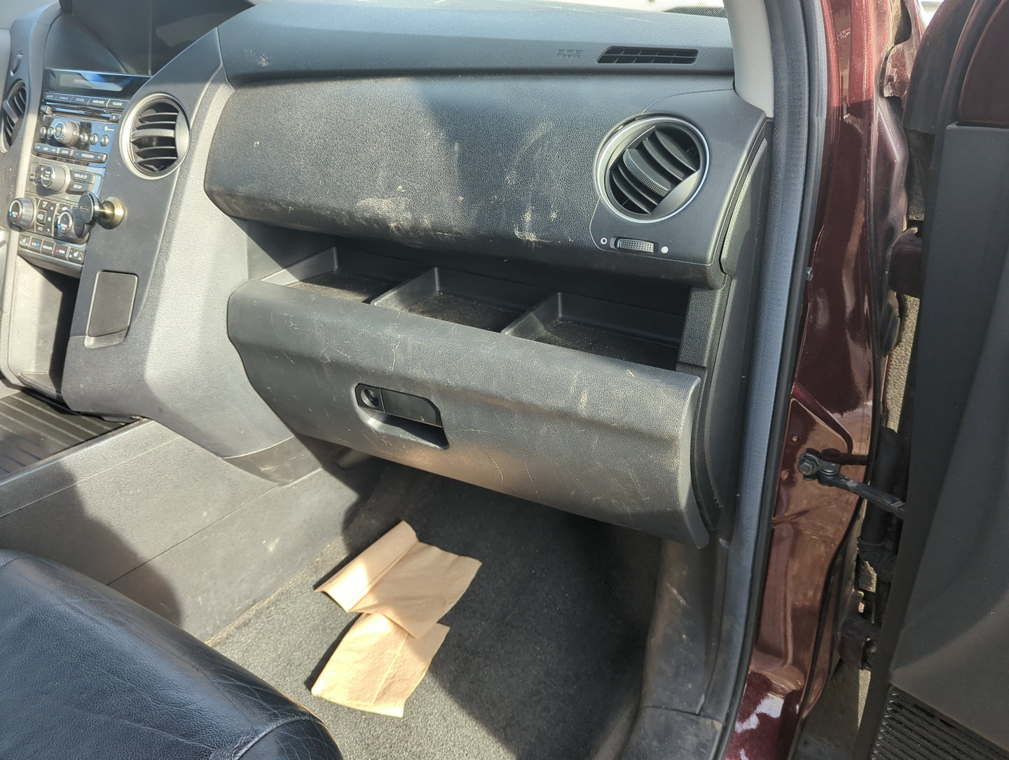 2012 Honda Pilot Passenger Glove Box Door Storage Compartment - Oemusedautoparts1.com