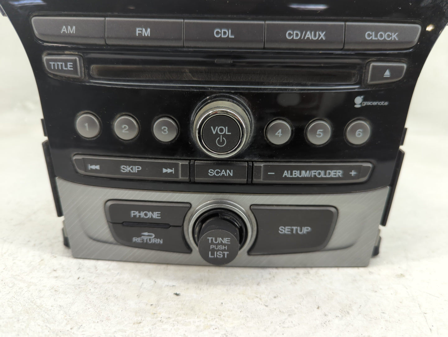 2012 Honda Pilot Radio AM FM Cd Player Receiver Replacement P/N:39100-SZA-L111-M1 Fits OEM Used Auto Parts - Oemusedautopart