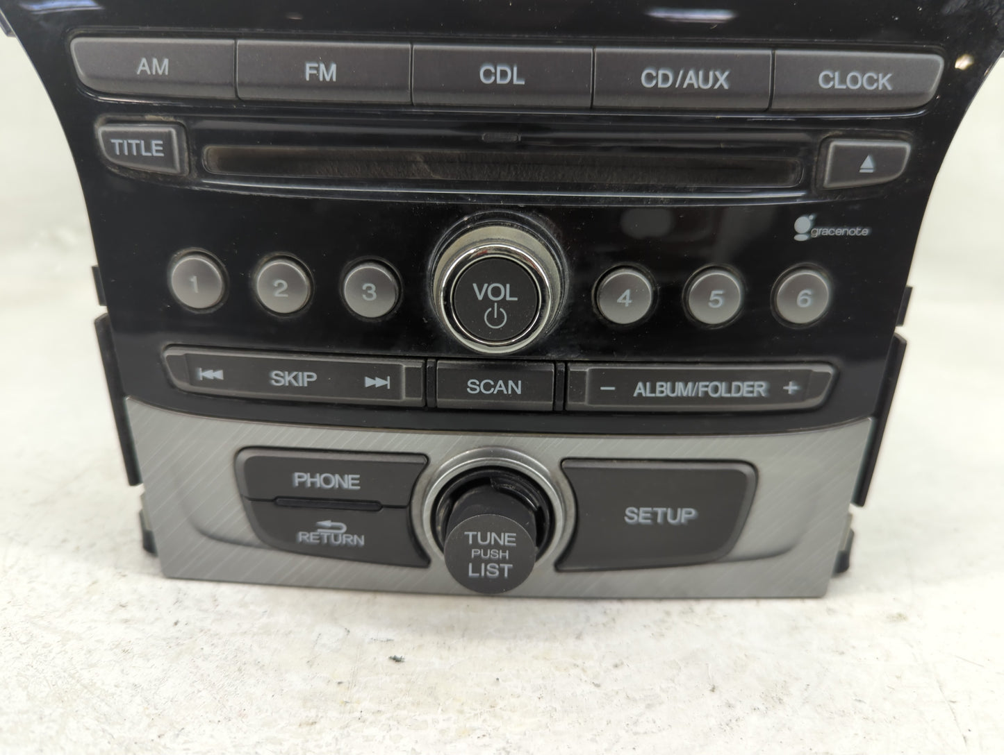 2012 Honda Pilot Radio AM FM Cd Player Receiver Replacement P/N:39100-SZA-L111-M1 Fits OEM Used Auto Parts - Oemusedautopart