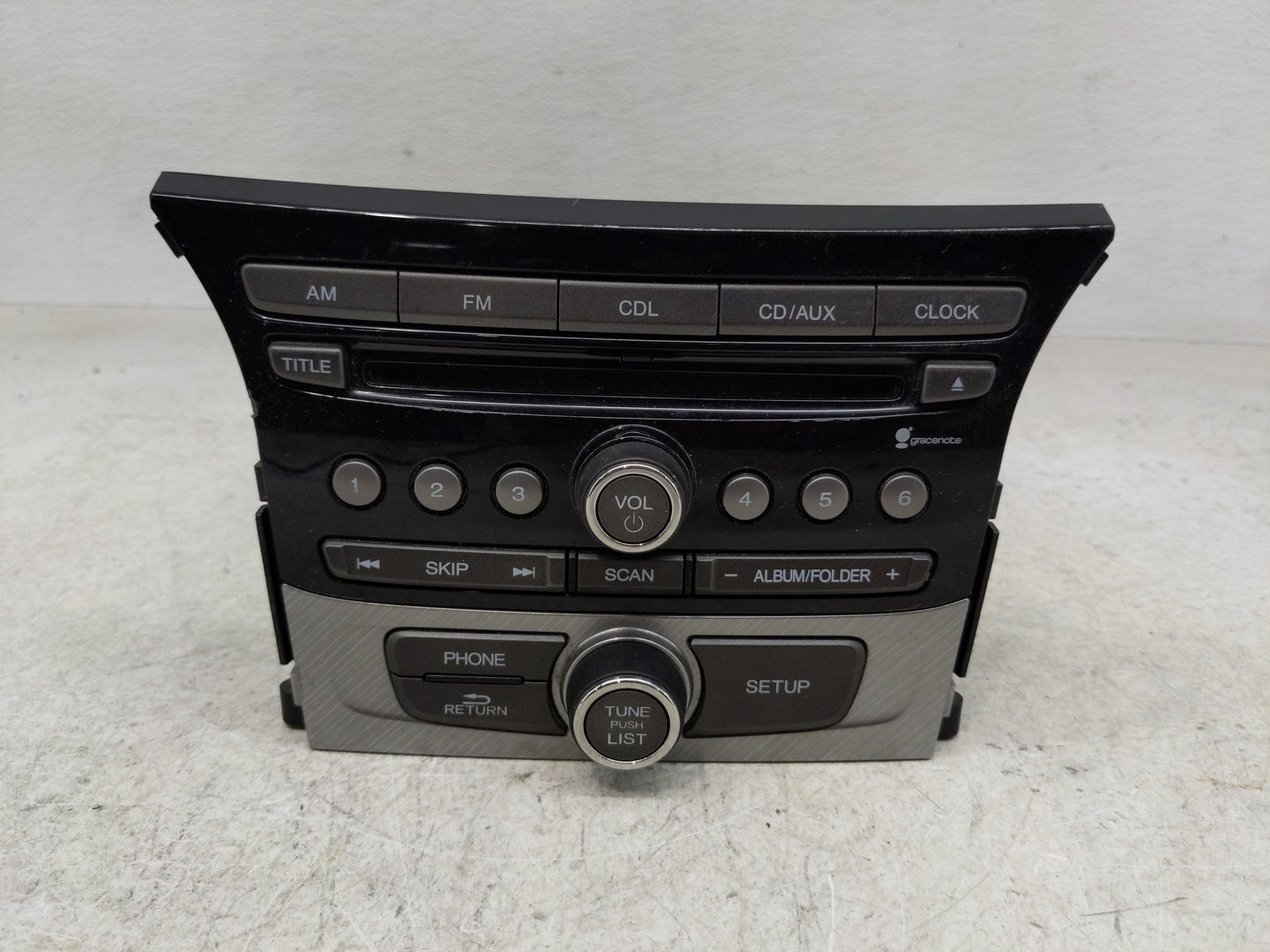 2012 Honda Pilot Radio AM FM Cd Player Receiver Replacement P/N:39100-SZA-L111-M1 Fits OEM Used Auto Parts - Oemusedautopart
