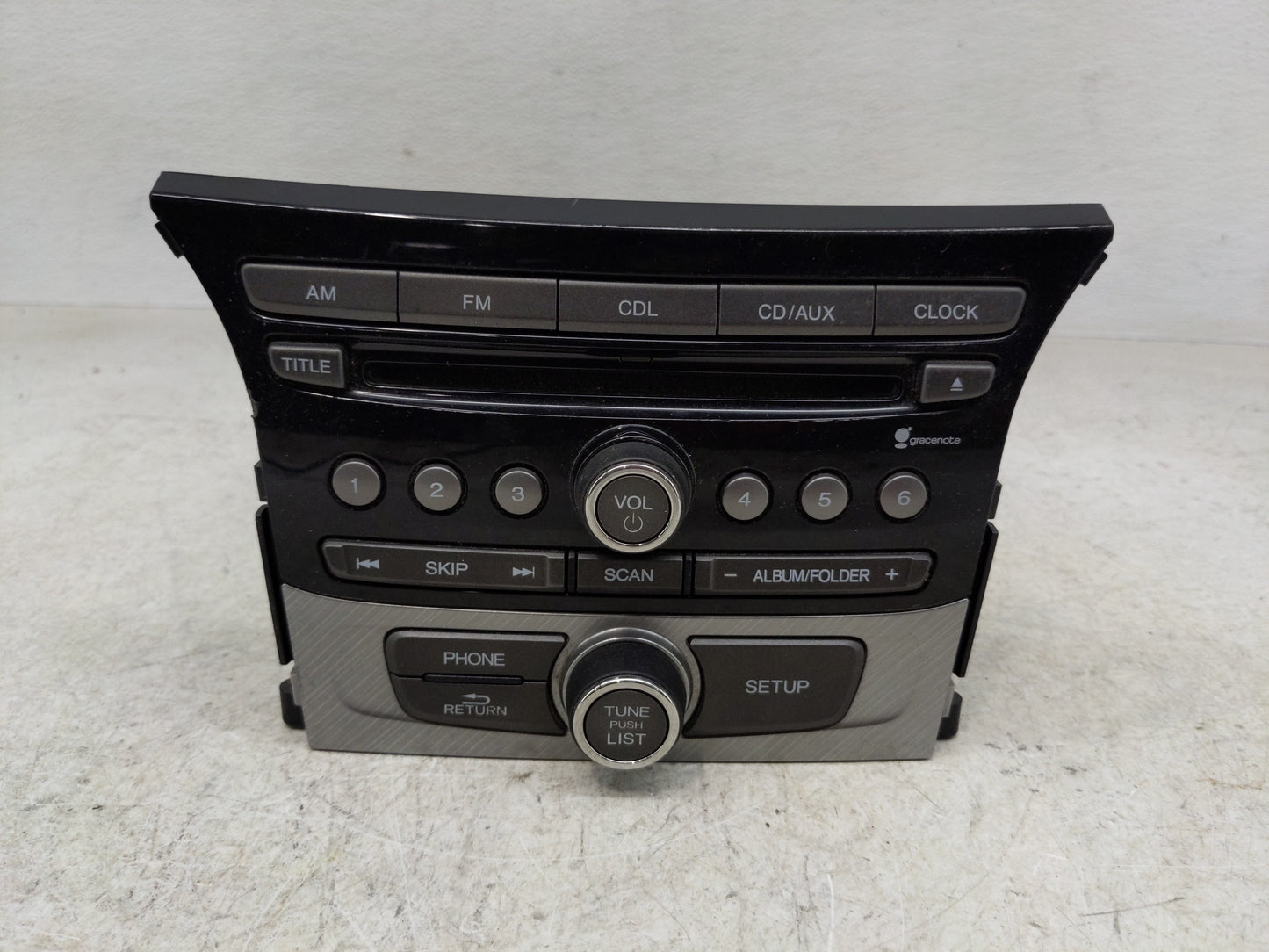 2012 Honda Pilot Radio AM FM Cd Player Receiver Replacement P/N:39100-SZA-L111-M1 Fits OEM Used Auto Parts - Oemusedautopart