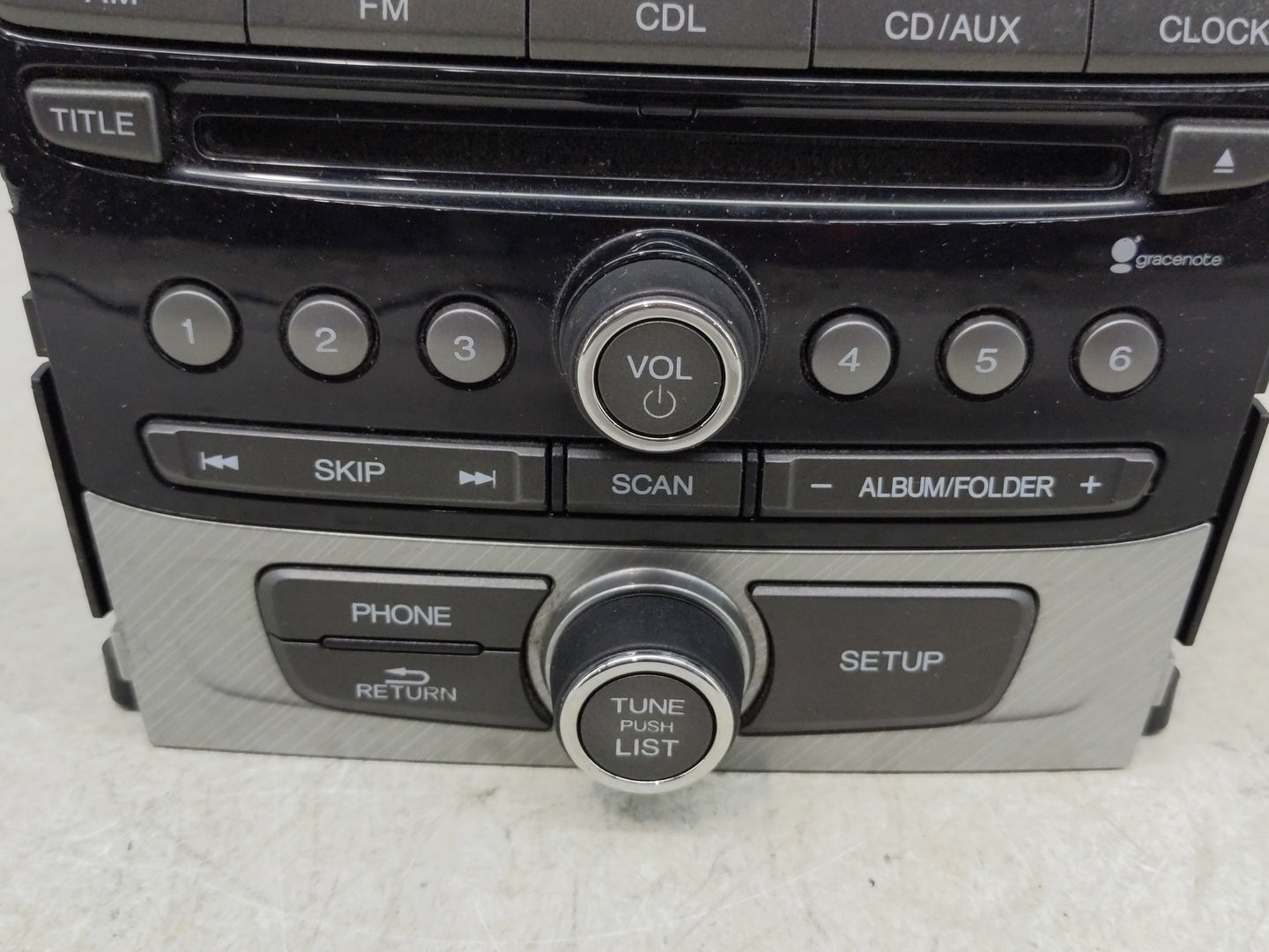 2012 Honda Pilot Radio AM FM Cd Player Receiver Replacement P/N:39100-SZA-L111-M1 Fits OEM Used Auto Parts - Oemusedautopart