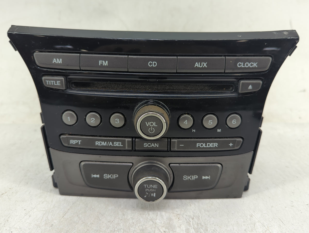 2012 Honda Pilot Radio AM FM Cd Player Receiver Replacement OEM Used Auto Parts - Oemusedautoparts1.com