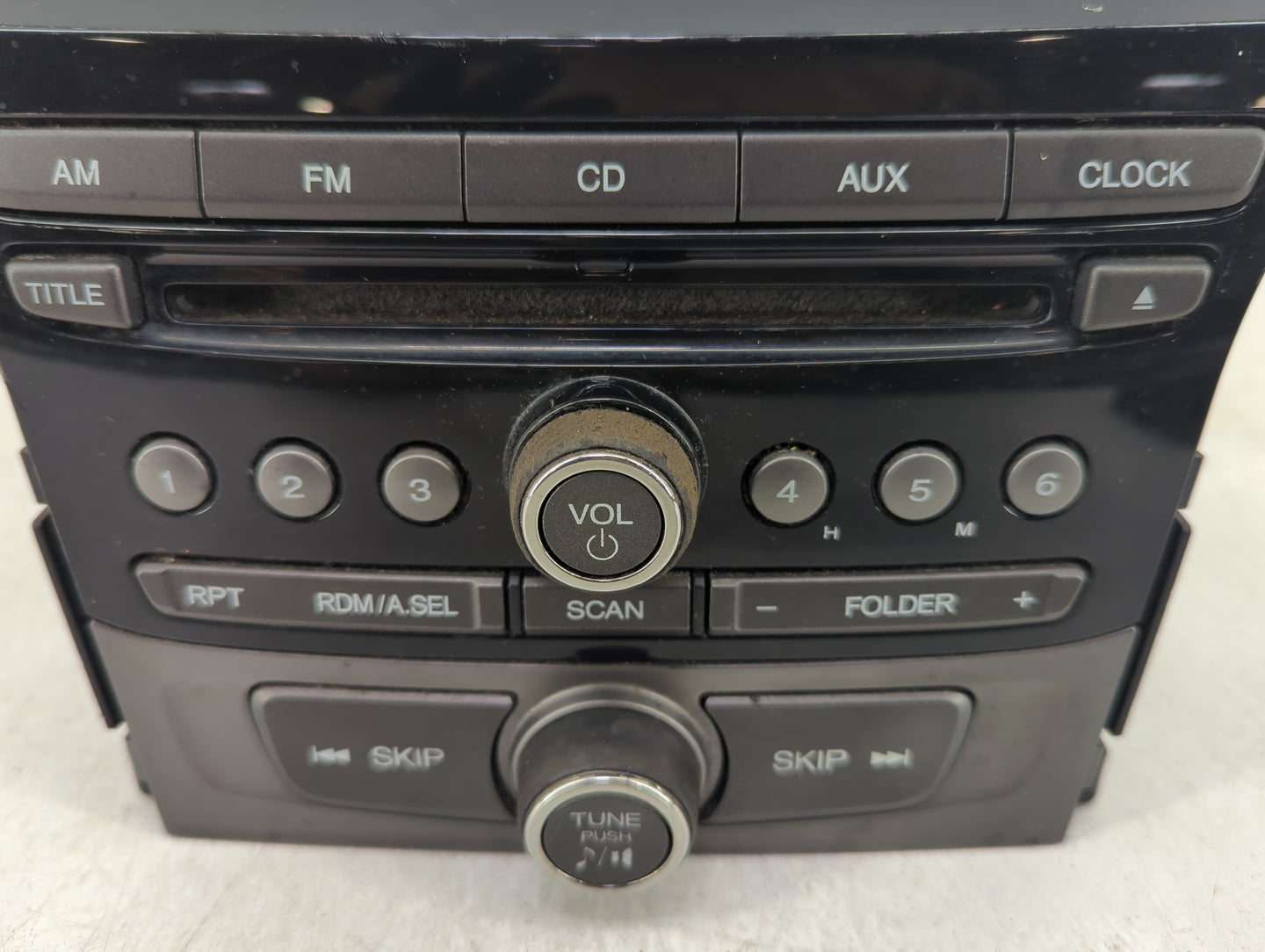2012 Honda Pilot Radio AM FM Cd Player Receiver Replacement Fits OEM Used Auto Parts - Oemusedautoparts1.com