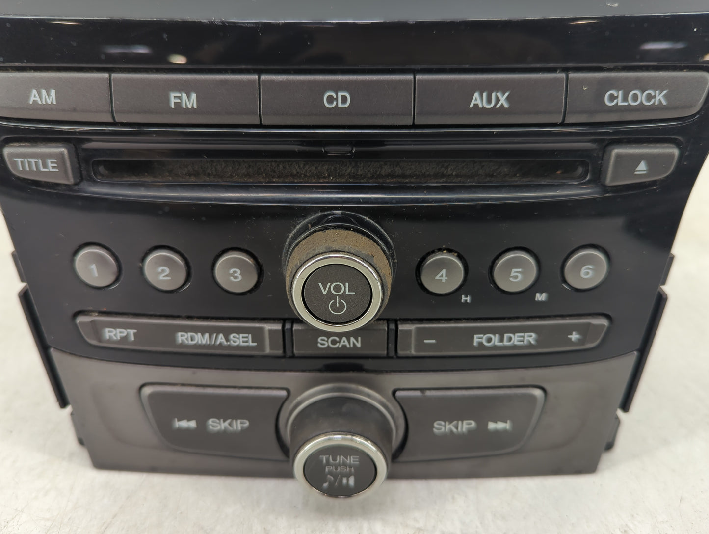 2012 Honda Pilot Radio AM FM Cd Player Receiver Replacement Fits OEM Used Auto Parts - Oemusedautoparts1.com