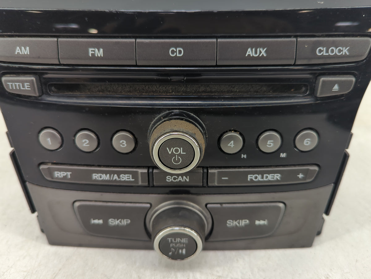 2012 Honda Pilot Radio AM FM Cd Player Receiver Replacement OEM Used Auto Parts - Oemusedautoparts1.com