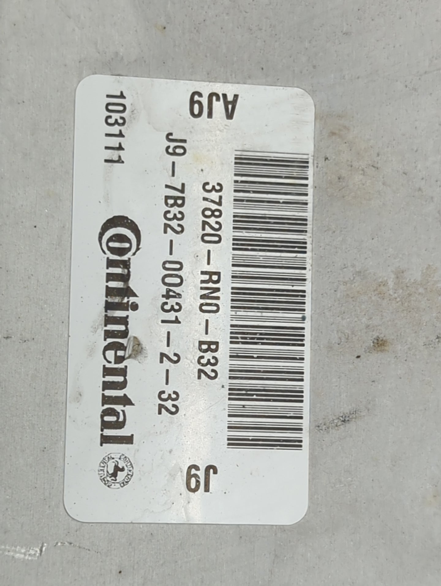 2012 Honda Pilot PCM Engine Control Computer ECU ECM PCU OEM P/N:37820-RN0-B32 Fits OEM Used Auto Parts - Oemusedautoparts1.