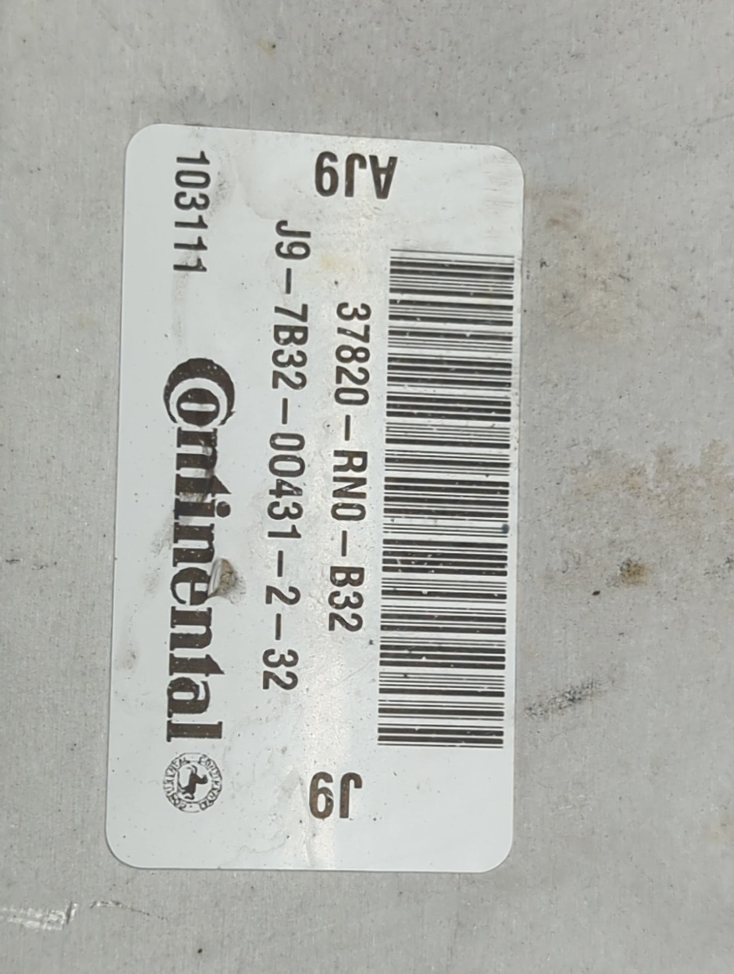 2012 Honda Pilot PCM Engine Control Computer ECU ECM PCU OEM P/N:37820-RN0-B32 Fits OEM Used Auto Parts - Oemusedautoparts1.