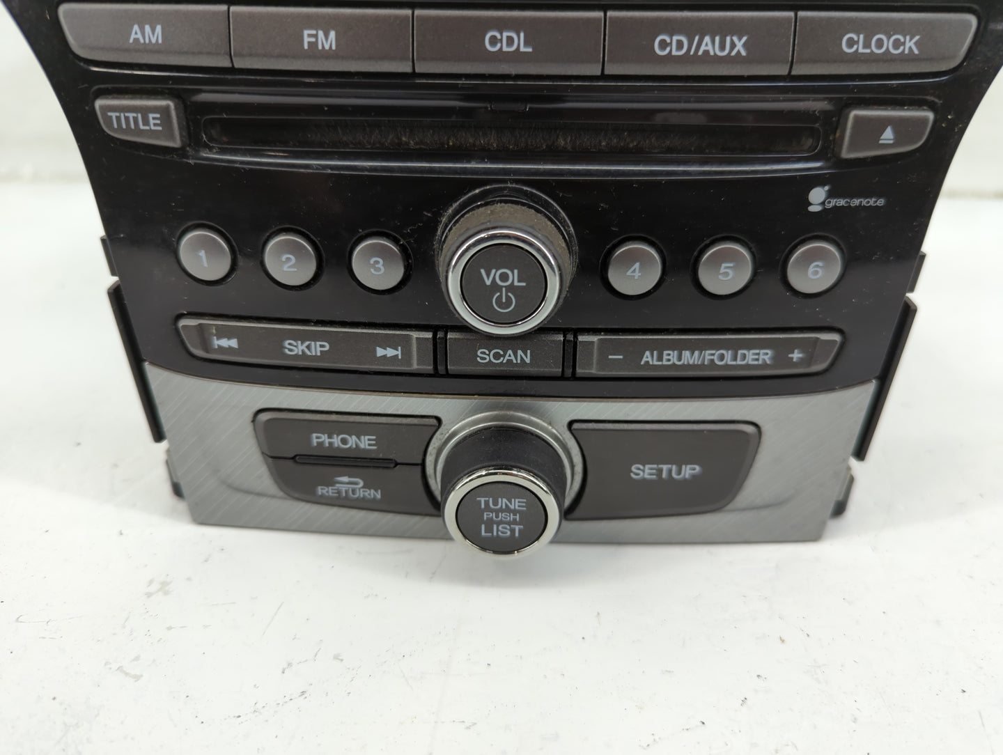 2012 Honda Pilot Radio AM FM Cd Player Receiver Replacement P/N:39100-SZA-L111-M1 CQ-JH81E1GX Fits OEM Used Auto Parts - Oem