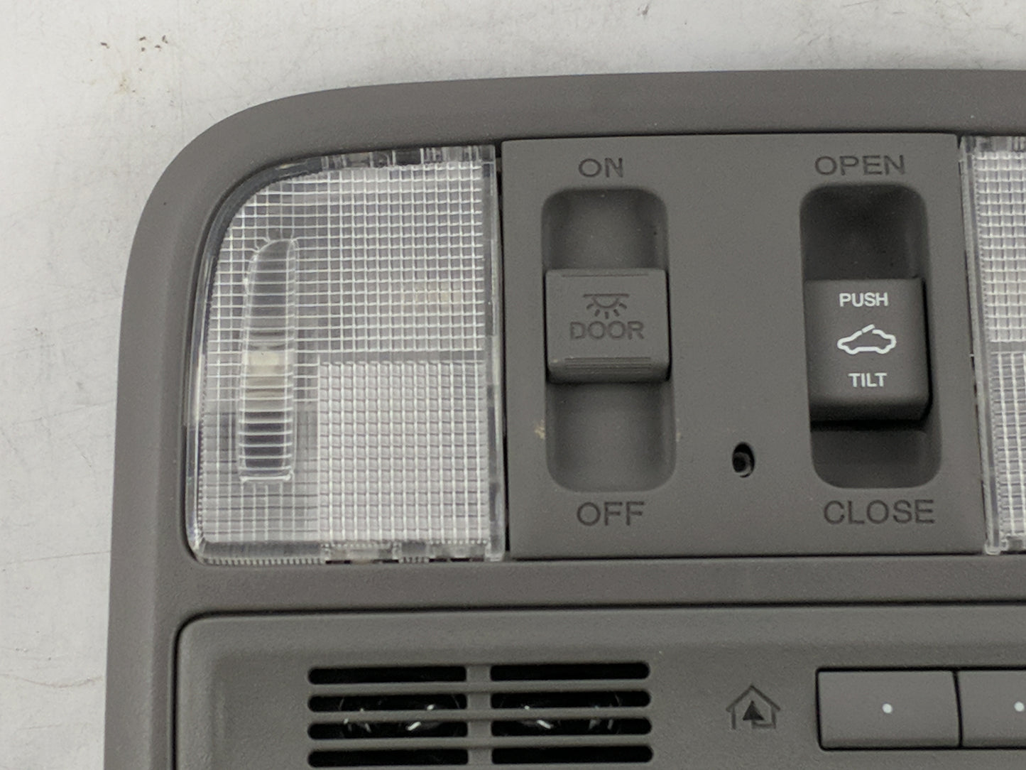 2009-2015 Honda Pilot Overhead Roof Console Gray - Oemusedautoparts1.com
