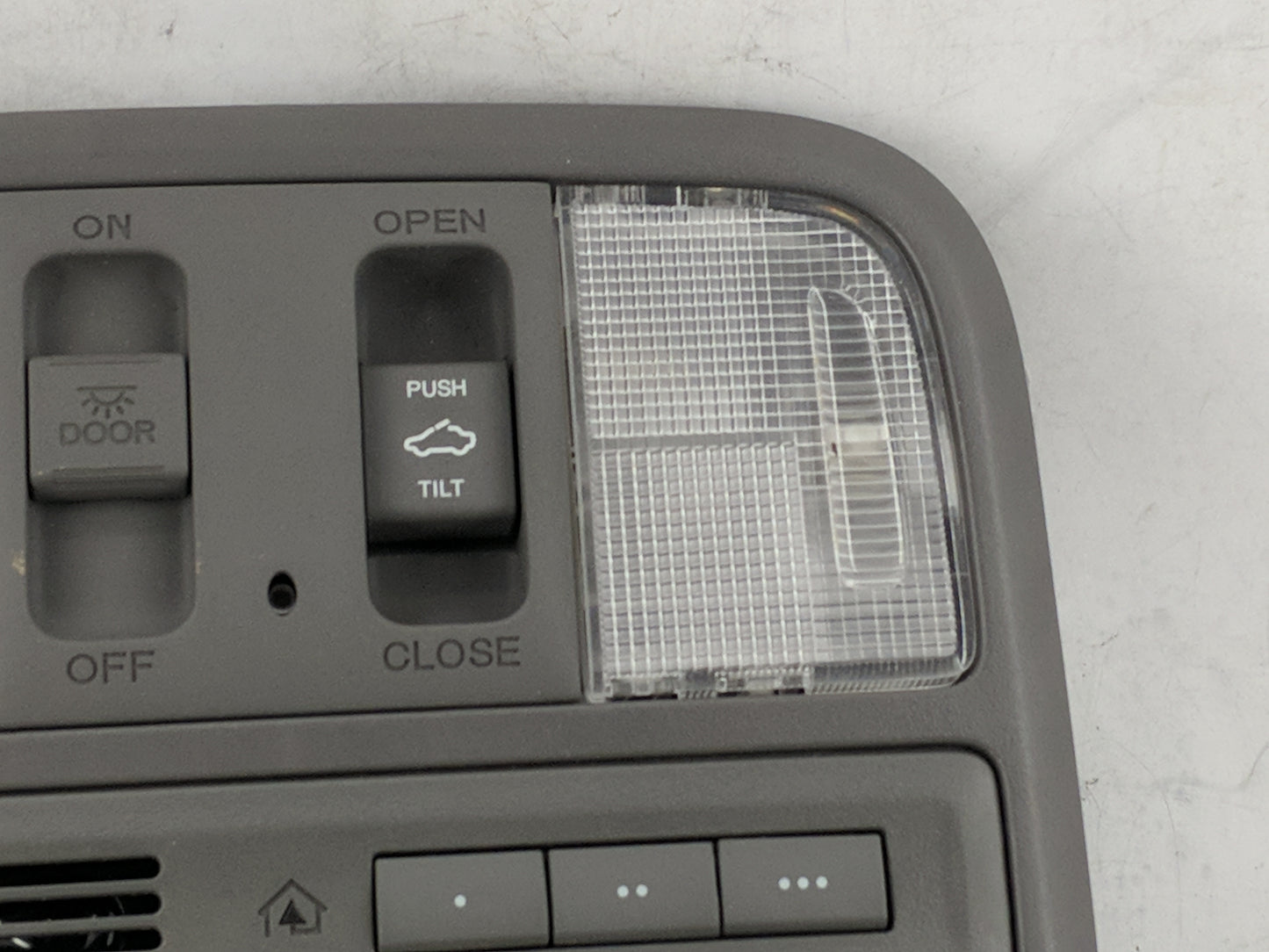 2009-2015 Honda Pilot Overhead Roof Console Gray - Oemusedautoparts1.com