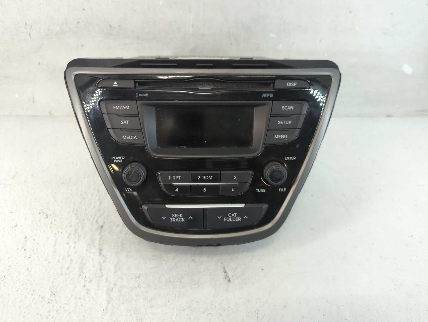 2012-2014 Hyundai Accent Radio AM FM Cd Player Receiver Replacement P/N:96170-3X156GU Fits Fits 2012 2013 2014 OEM Used Auto