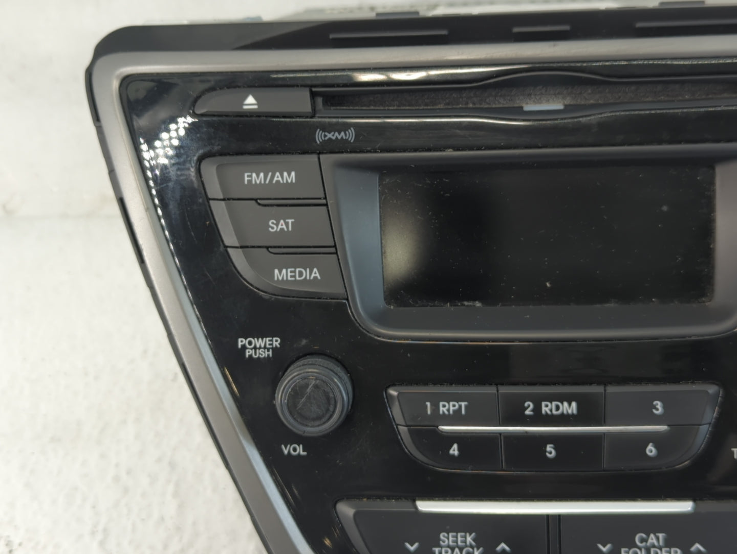 2012-2014 Hyundai Accent Radio AM FM Cd Player Receiver Replacement P/N:96170-3X156GU Fits Fits 2012 2013 2014 OEM Used Auto
