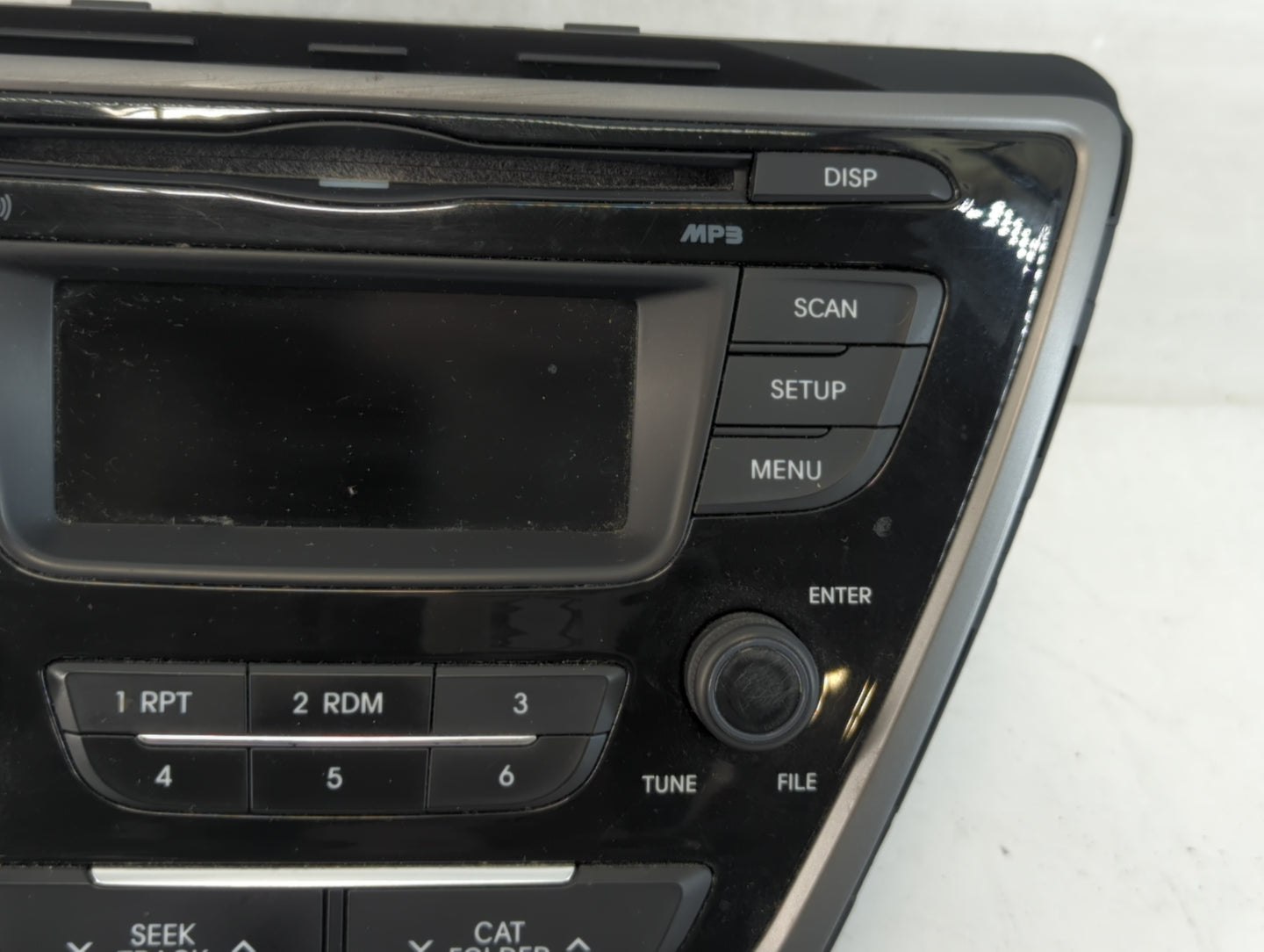 2012-2014 Hyundai Accent Radio AM FM Cd Player Receiver Replacement P/N:96170-3X156GU Fits Fits 2012 2013 2014 OEM Used Auto