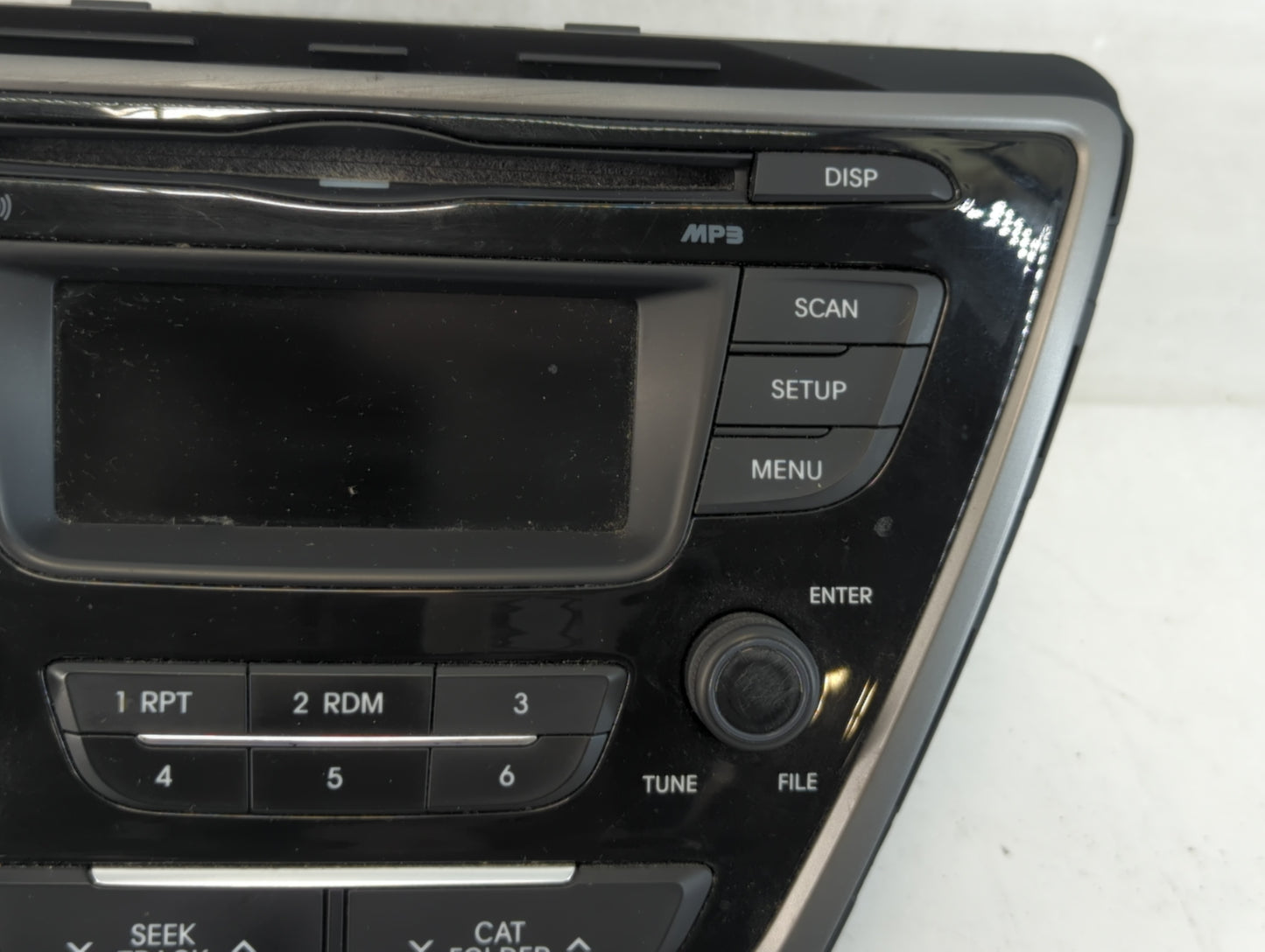 2012-2014 Hyundai Accent Radio AM FM Cd Player Receiver Replacement P/N:96170-3X156GU Fits Fits 2012 2013 2014 OEM Used Auto