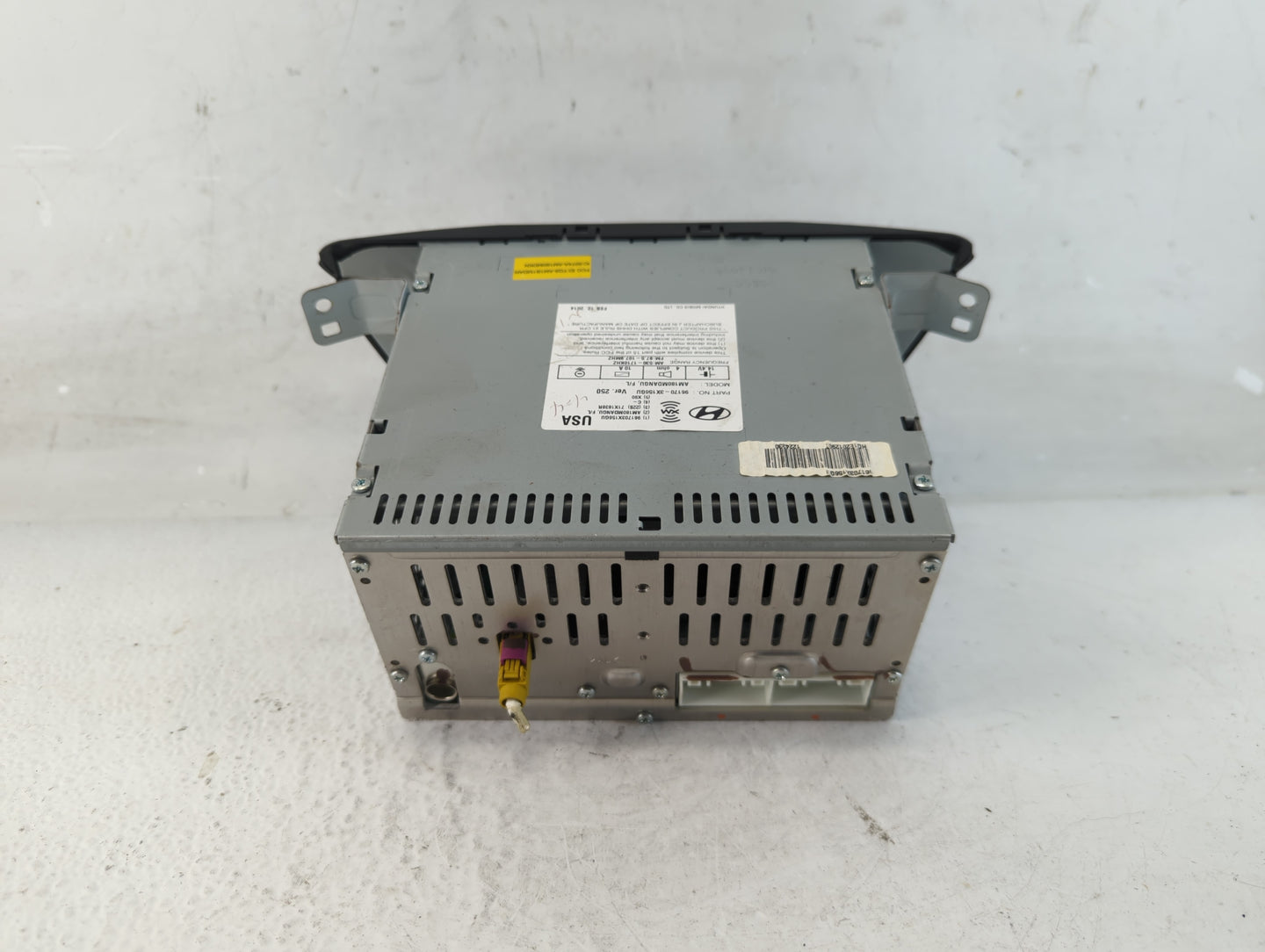 2012-2014 Hyundai Accent Radio AM FM Cd Player Receiver Replacement P/N:96170-3X156GU Fits Fits 2012 2013 2014 OEM Used Auto