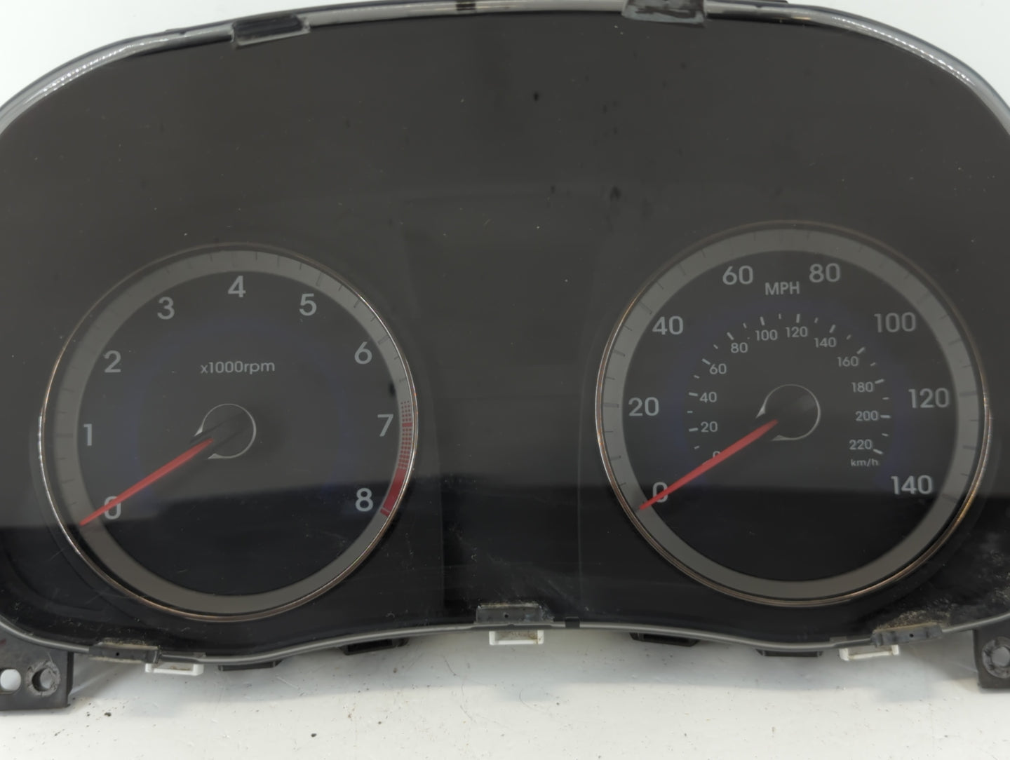 2012-2013 Hyundai Accent Instrument Cluster Speedometer Gauges P/N:94001-1R000 Fits Fits 2012 2013 OEM Used Auto Parts - Oem