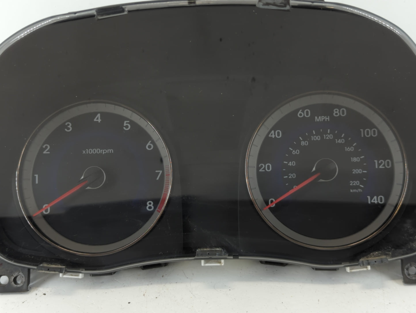 2012-2013 Hyundai Accent Instrument Cluster Speedometer Gauges P/N:94001-1R000 Fits Fits 2012 2013 OEM Used Auto Parts - Oem