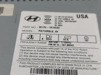 2012-2014 Hyundai Accent Radio AM FM Cd Player Receiver Replacement P/N:96170-1R1004X Fits Fits 2012 2013 2014 OEM Used Auto