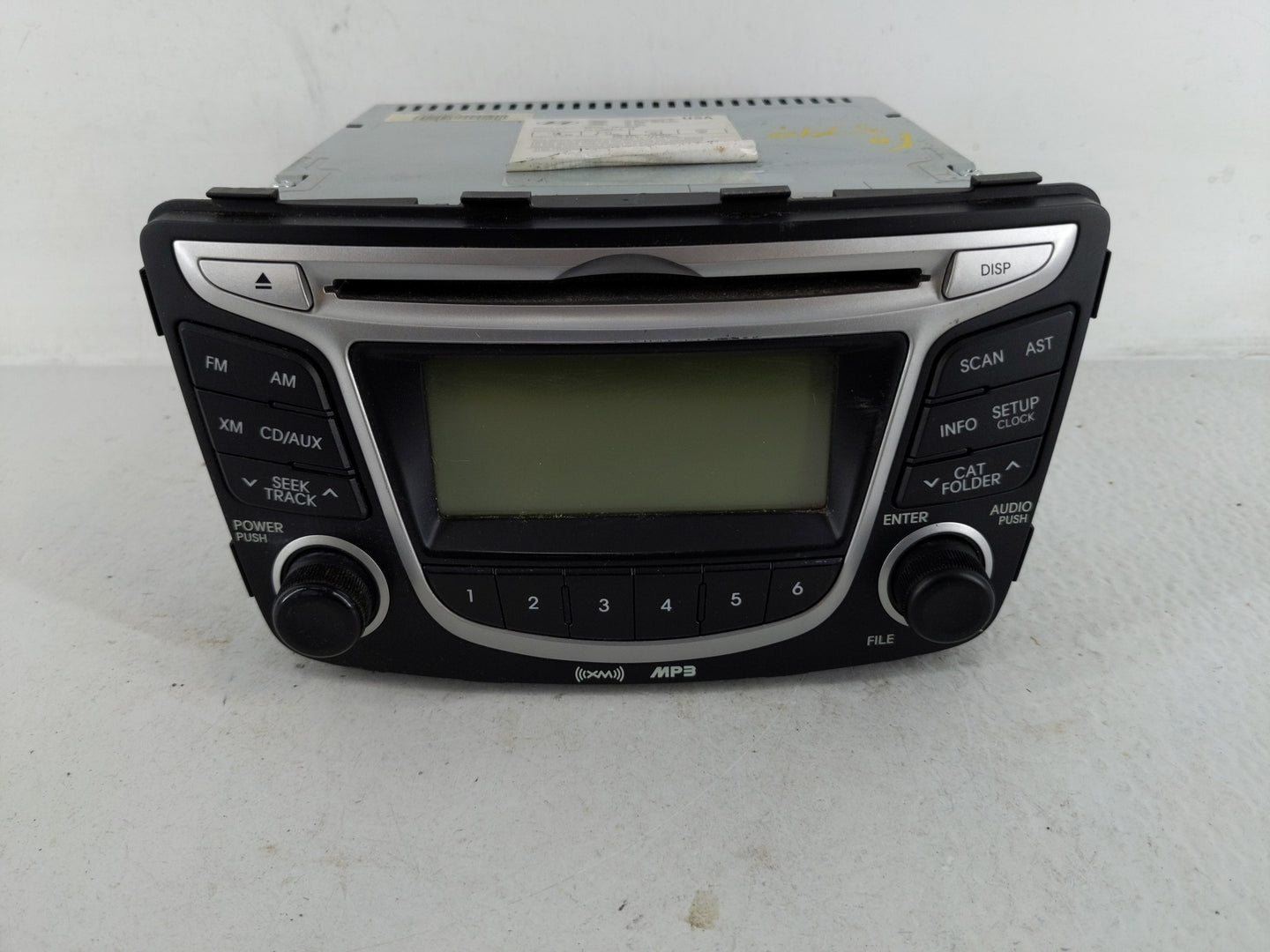 2012-2014 Hyundai Accent Radio AM FM Cd Player Receiver Replacement P/N:96170-1R1004X Fits Fits 2012 2013 2014 OEM Used Auto