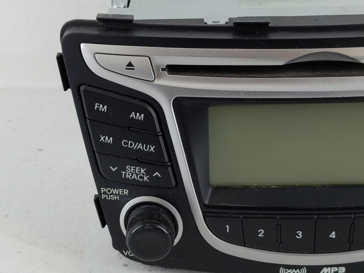 2012-2014 Hyundai Accent Radio AM FM Cd Player Receiver Replacement P/N:96170-1R1004X Fits Fits 2012 2013 2014 OEM Used Auto