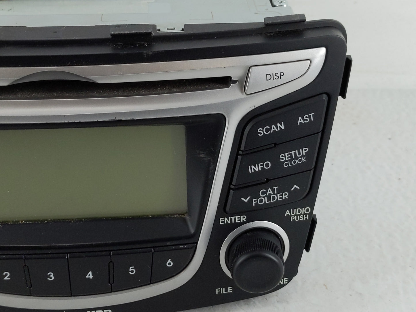 2012-2014 Hyundai Accent Radio AM FM Cd Player Receiver Replacement P/N:96170-1R1004X Fits Fits 2012 2013 2014 OEM Used Auto