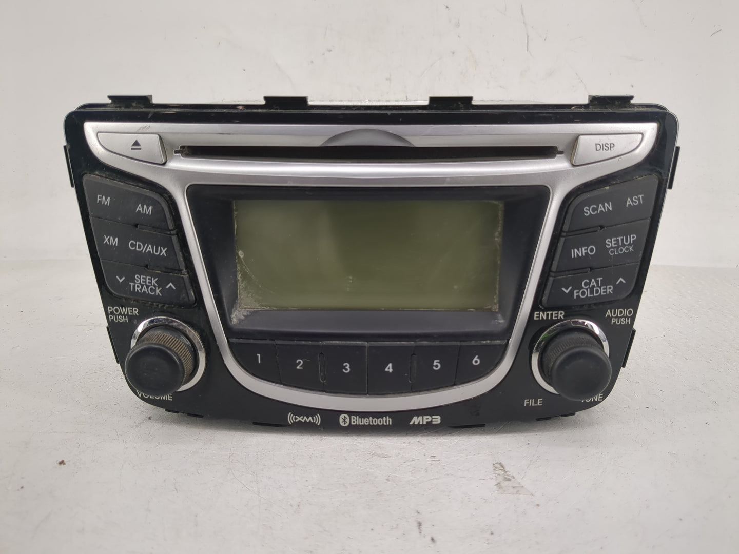 2012 Hyundai Accent Radio AM FM Cd Player Receiver Replacement P/N:96170-1R150GU Fits OEM Used Auto Parts - Oemusedautoparts