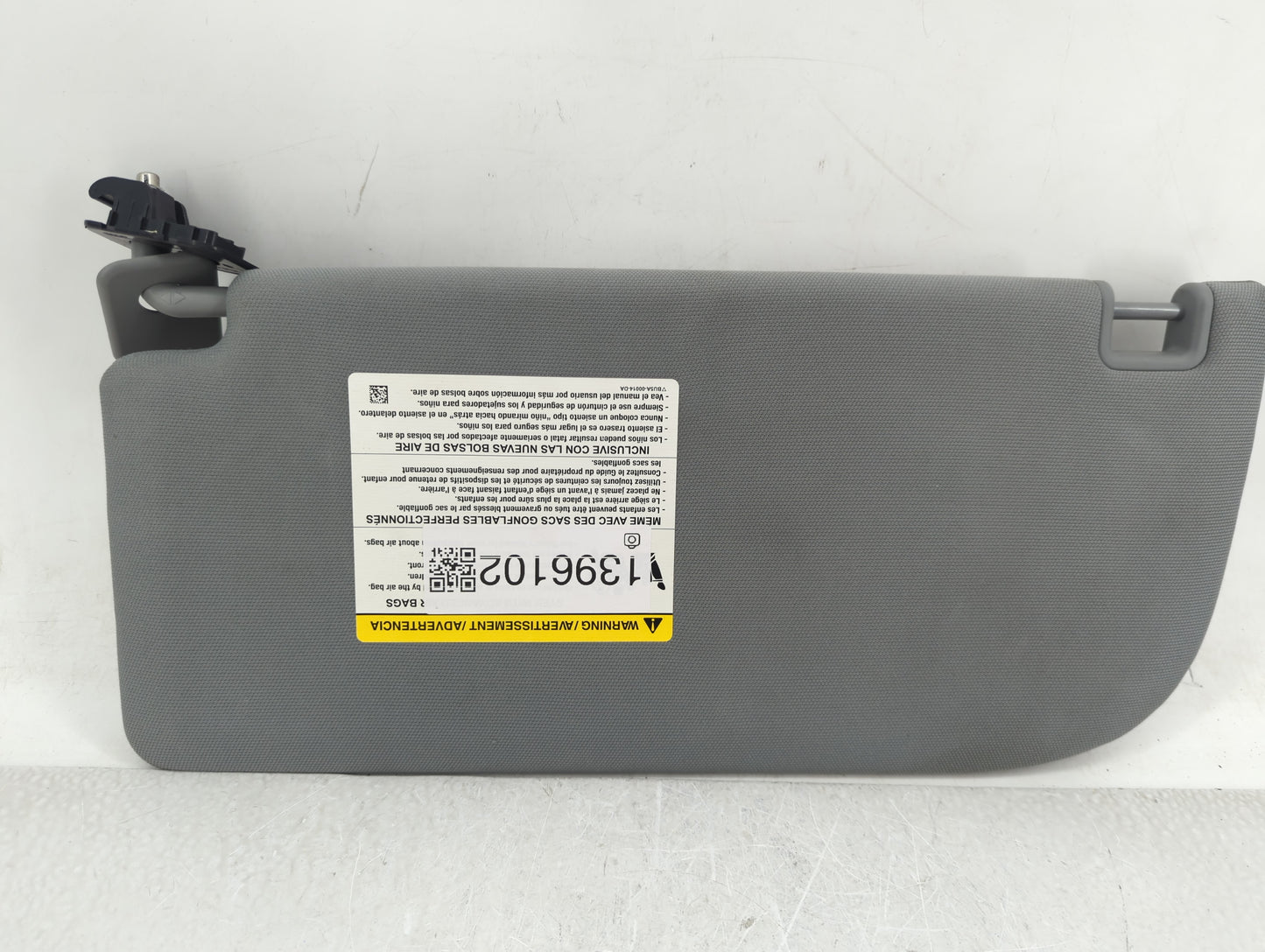 2012-2013 Hyundai Accent Sun Visor Shade Replacement Passenger Right Mirror Fits Fits 2012 2013 OEM Used Auto Parts - Oemuse