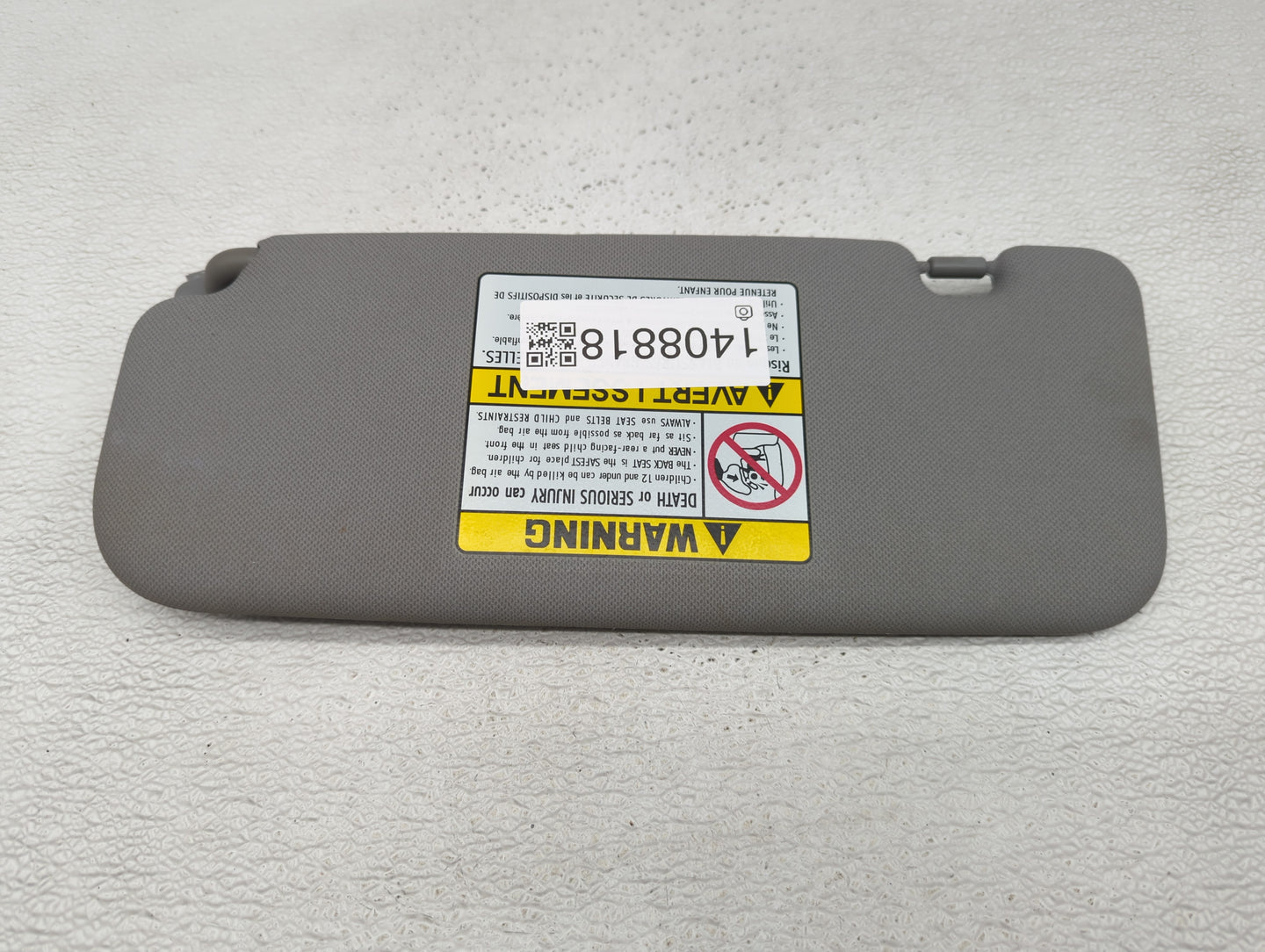 2012-2013 Hyundai Accent Sun Visor Shade Replacement Passenger Right Mirror Fits Fits 2012 2013 OEM Used Auto Parts - Oemuse