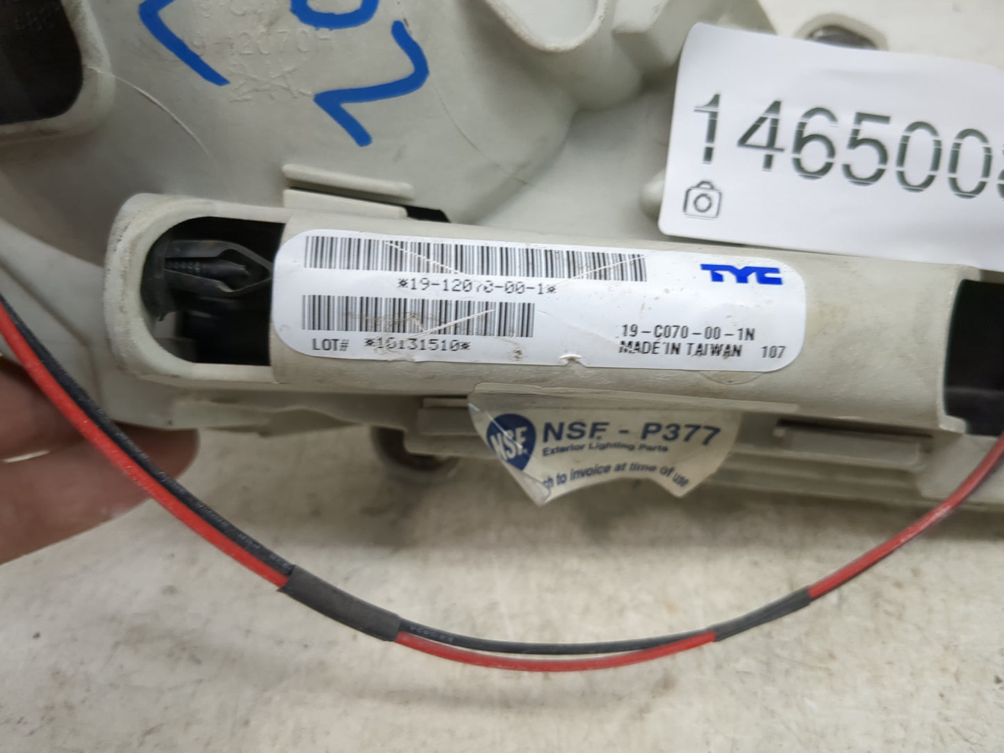 2012-2017 Hyundai Accent Driver Left Oem Fog Light Lamp White - Oemusedautoparts1.com
