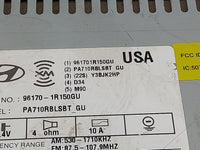 2012-2014 Hyundai Accent Radio AM FM Cd Player Receiver Replacement P/N:961701R150GU PA710RBLSBT_GU Fits Fits 2012 2013 2014