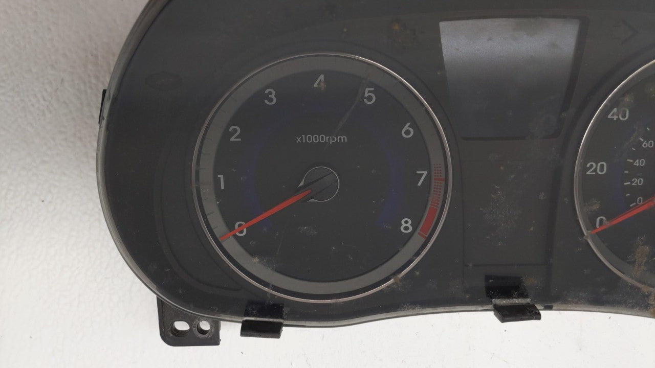 2012-2013 Hyundai Accent Instrument Cluster Speedometer Gauges P/N:94001-1R000 94001-1R020 Fits Fits 2012 2013 OEM Used Auto