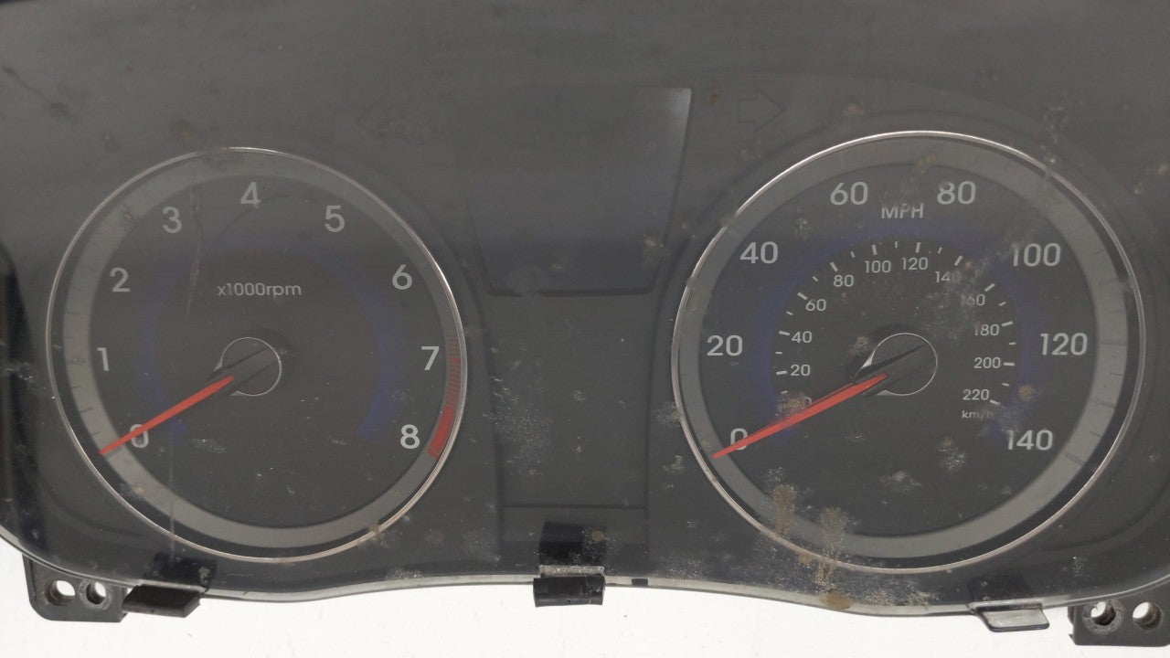 2012-2013 Hyundai Accent Instrument Cluster Speedometer Gauges P/N:94001-1R000 94001-1R020 Fits Fits 2012 2013 OEM Used Auto
