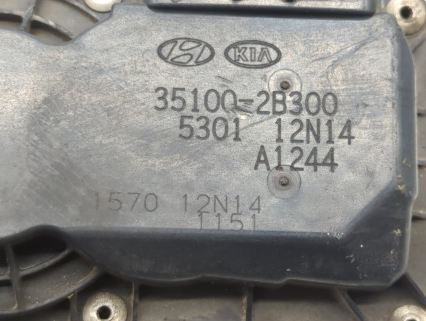 2012-2019 Hyundai Accent Throttle Body P/N:35100-2B310 5302-1S02, 35100-2B300 Fits Fits 2012 2013 2014 2015 2016 2017 2018 2