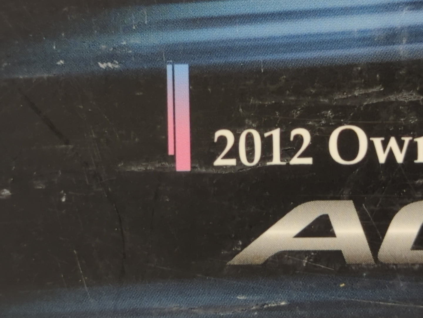 2012 Hyundai Accent Owners Manual Book Guide P/N:A1R0-EU1NG OEM Used Auto Parts - Oemusedautoparts1.com