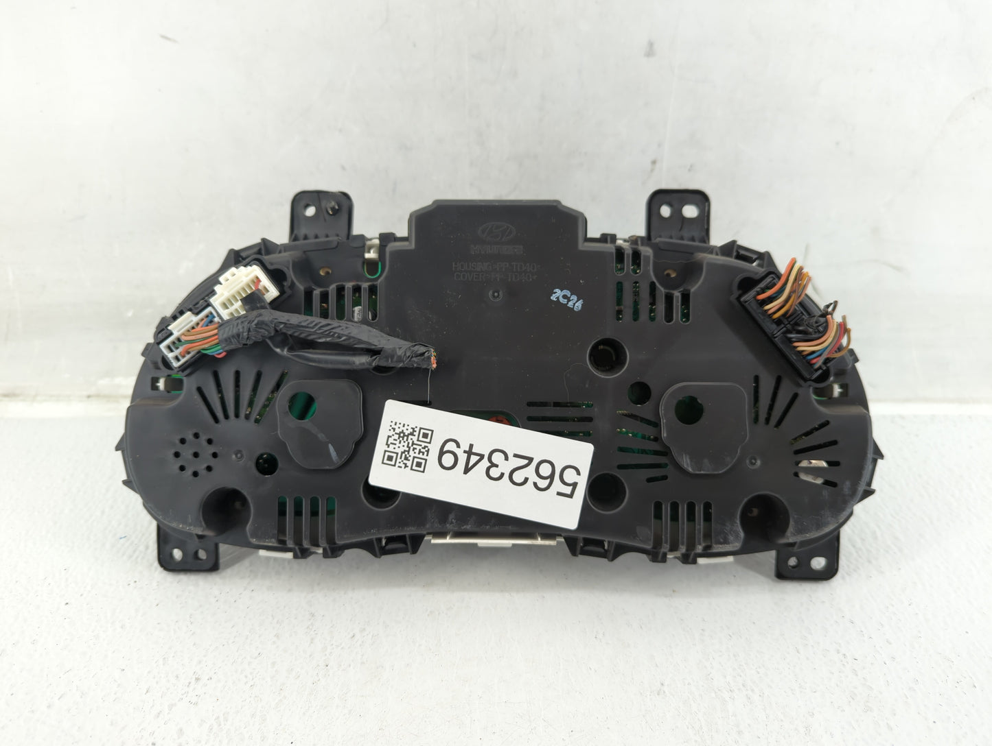 2012-2013 Hyundai Accent Instrument Cluster Speedometer Gauges P/N:94001-R510 Fits Fits 2012 2013 OEM Used Auto Parts - Oemu