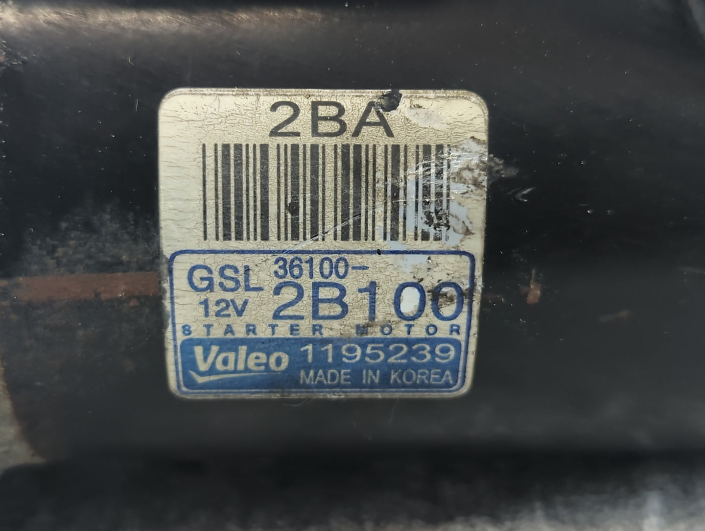 2012-2017 Hyundai Accent Car Starter Motor Solenoid OEM P/N:36100-2B100 Fits Fits 2012 2013 2014 2015 2016 2017 OEM Used Aut