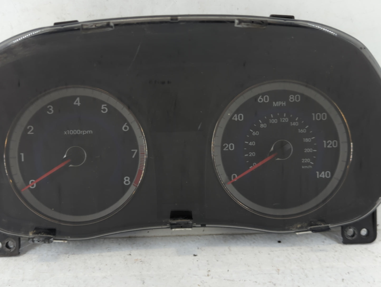 2012-2013 Hyundai Accent Instrument Cluster Speedometer Gauges P/N:94001-1R000 Fits Fits 2012 2013 OEM Used Auto Parts - Oem