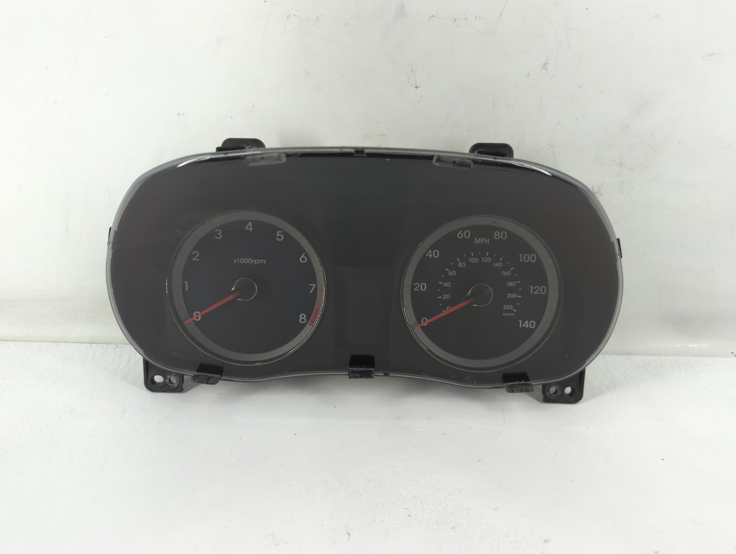 2012-2013 Hyundai Accent Instrument Cluster Speedometer Gauges P/N:94001-1R020 Fits Fits 2012 2013 OEM Used Auto Parts - Oem