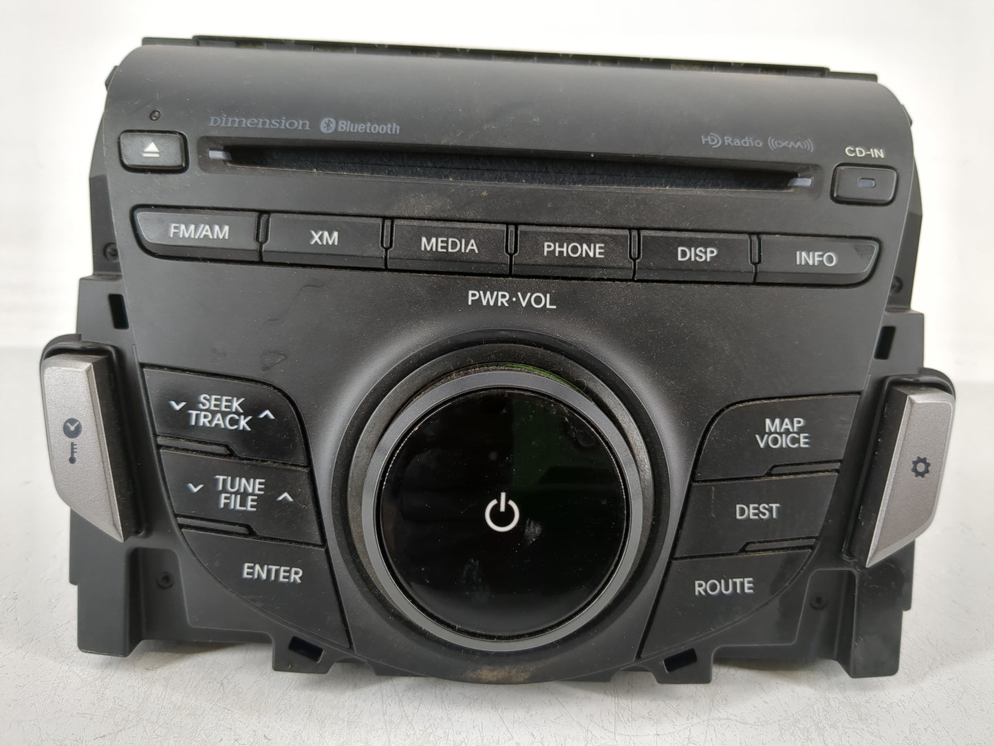 2012-2013 Hyundai Azera Radio AM FM Cd Player Receiver Replacement P/N:96560-3V4504X Fits Fits 2012 2013 OEM Used Auto Parts