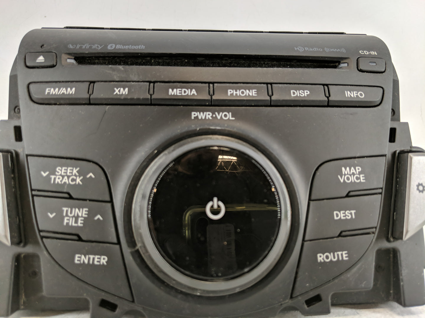 2012-2013 Hyundai Azera Radio AM FM Cd Player Receiver Replacement P/N:96560-3V4004X Fits Fits 2012 2013 OEM Used Auto Parts