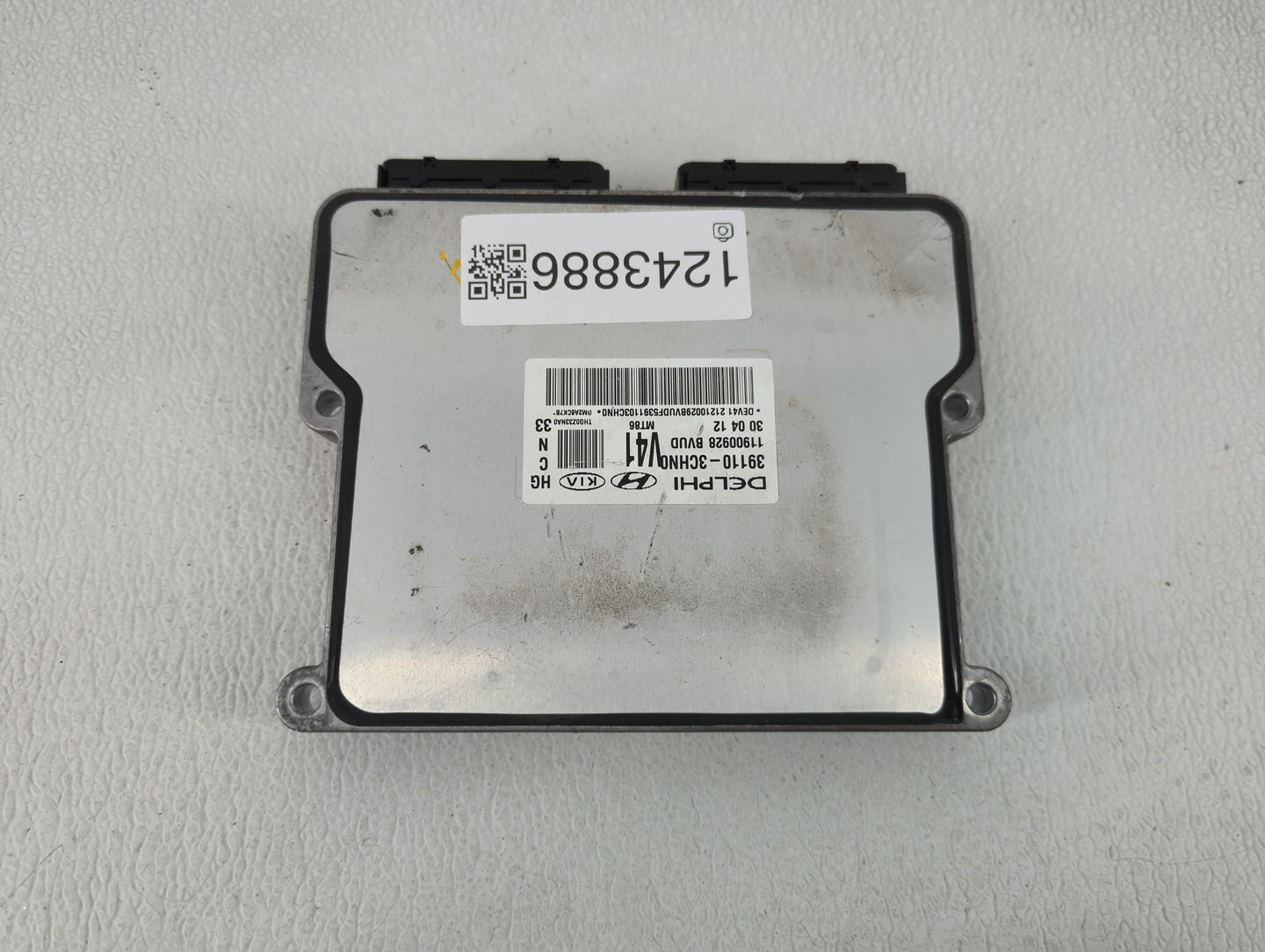 2012-2014 Hyundai Azera PCM Engine Control Computer ECU ECM PCU OEM P/N:39110-3CHN0 Fits Fits 2012 2013 2014 OEM Used Auto P