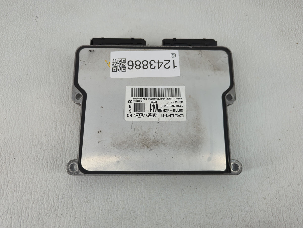 2012-2014 Hyundai Azera PCM Engine Control Computer ECU ECM PCU OEM P/N:39110-3CHN0 Fits 2012 2013 2014 OEM Used Auto Parts 
