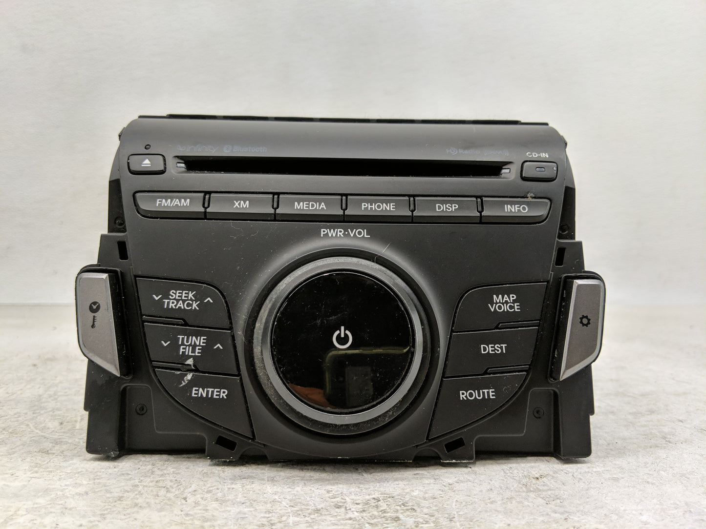 2012-2014 Hyundai Azera Radio AM FM Cd Player Receiver Replacement P/N:965603V4004X Fits Fits 2012 2013 2014 OEM Used Auto P