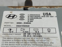 2012-2013 Hyundai Azera Radio AM FM Cd Player Receiver Replacement P/N:96560-3V4504X Fits Fits 2012 2013 OEM Used Auto Parts