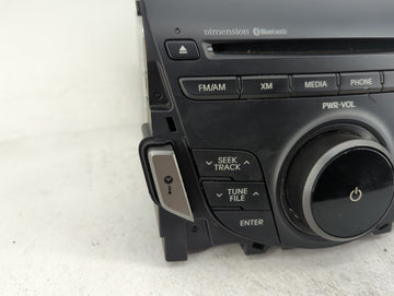 2012-2013 Hyundai Azera Radio AM FM Cd Player Receiver Replacement P/N:96560-3V4504X Fits Fits 2012 2013 OEM Used Auto Parts