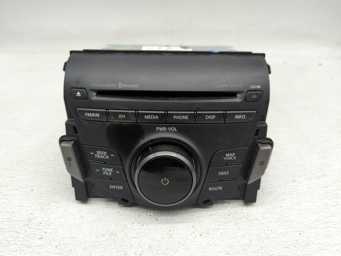 2012-2013 Hyundai Azera Radio AM FM Cd Player Receiver Replacement P/N:96560-3V4504X Fits Fits 2012 2013 OEM Used Auto Parts